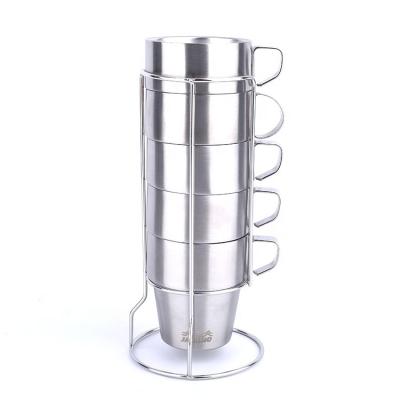 China Sustainable Double Wall Vacuum Insulated Accept Customized Footprint Beer Mug Mug for sale