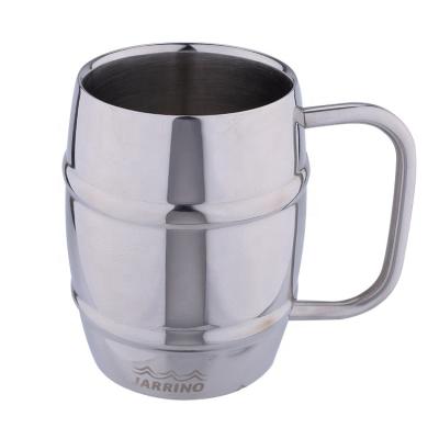 China Sustainable 11Oz 330ml Double Wall Vacuum Insulated Stainless Steel Vacuum Beer Mug for sale