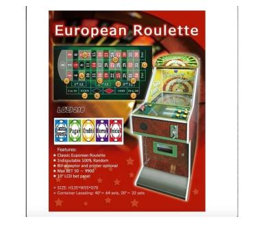 China Metal+Acrylic Real Roulette Machine Hot Sale Slot Machine Internet Games Roulette Slot Game For Gambling Machine for sale