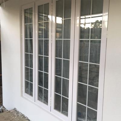 China Soundproof European Aluminum Casement Door Double Glazing Durable Aluminum Glass Design for sale