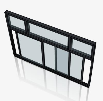 China Factory Popular Newest Design Durable Wholesale Sound Insulation Popular Aluminum Sliding Residential Doors And Windows for sale