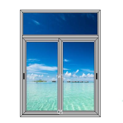 China Magnetic Screen Thermal Broken Aluminum Window Sliding Window Hurricane Impact Windows for sale