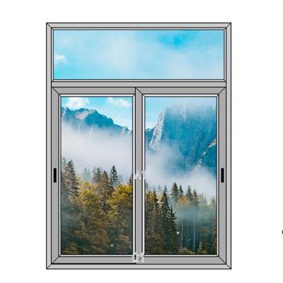 China Magnetic Screen Thermal Broken Aluminum Window Sliding Window Hurricane Impact Windows for sale