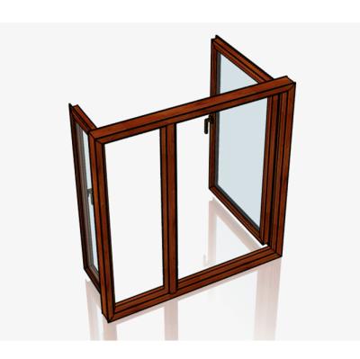 China Magnetic Screen Foil Tilt And Turn Hinged Windows For Soundproofing And Waterproof Insulated Windows for sale