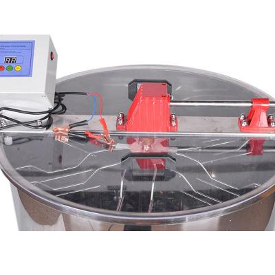 China food & Beverage shops 8 frame honey extractor machine electric+ reversible manual three-purpose honey extractor +12V for sale