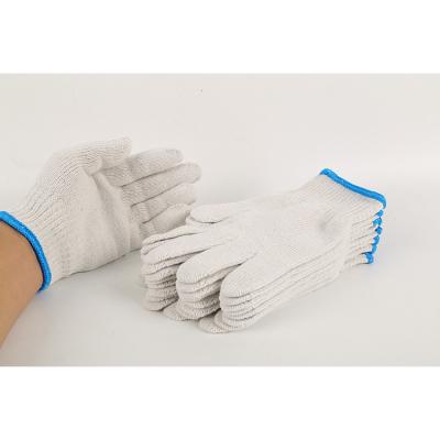 China Factory Strong And Wear-Resistant Soft Gloves Cotton Safety Cloth Sweat-absorbent Non-slip Gloves for sale