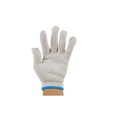 China Factory Cheap Wear-Resistance White Cotton Yarn Knitted Safety Working Gloves For Welding for sale