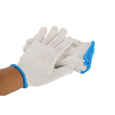 China Good Factory Price 100% Cotton Safety Sweat-absorbent Working Gloves For Factory And Garden for sale