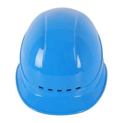 China Factory Hard Hat Working Engineering Blue Hard Hat Industrial Construction Safety Helmet for sale