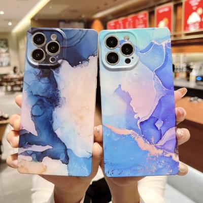 China Tpu Fashion Phone Gold Marble Case Shockproof Cover For iPhone 13 11 pro max for sale