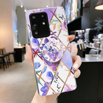 China Protector Cover For Samsung note20 Case Flower IMD Printer Phone Case For Samsung A21S A31 A41 A51 A71 S20 for sale