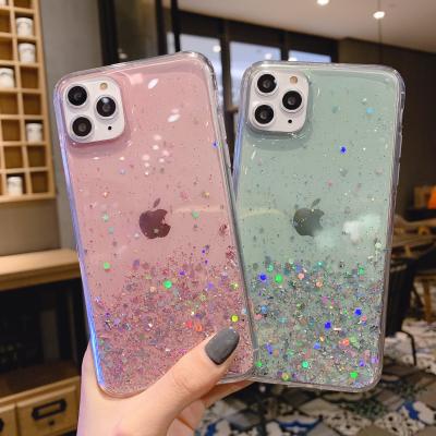 China Soft Protector Cover Jary Bling Star Glitter TPU Phone Cases For xiaomi 10 9T K20PRO note8 CC9 for sale