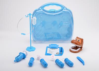 China 12 Pcs Toddler Pet Doctor Role Play Set , Pretend Toy Medical Bag Non Toxic for sale