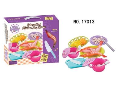 China Educational Role Play Childrens Toy Kitchen Sets For Food Cooking Non Toxic for sale