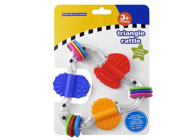 China Food Grade Plastic Rattle Toys For Infants , Baby Teethers And Soothers for sale