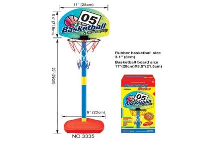 China Portable Plastic Children's Basketball Hoop Adjustable Sports Toys For Boys for sale