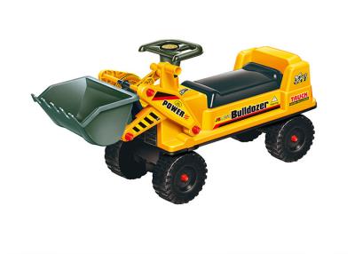 China Pretend Play Ride On Trucks For Toddlers , Plastic Bulldozer Sliding Car for sale