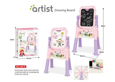 China Toddlers Arts And Crafts Toys Magnetic Drawing Boards W / Stand 2 Sides Painting for sale