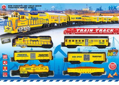 China ABS Plastic Classic Battery Operated Train Track Set W / Lights Sound for sale