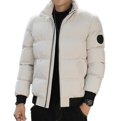 China Hot Sale Waterproof Men Fashion Winter Padded PufferJacket Coats Short Design Plus Size Warm Bubble Padded Wholesale Bomber Jacket for sale