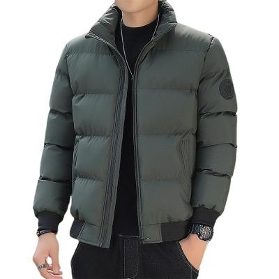 China Wholesale Fashion Raincoats Men Casual Winter Oversized Coats Cheap Warm Stand Collar Thicken Padded Bomber Jacket Winter for sale