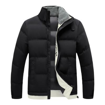 China Fashion Waterproof OEM Custom Made Men's Autumn Winter Warm Down Jacket Padded Bubble Coats Thicker Stripper Jacket For Men for sale