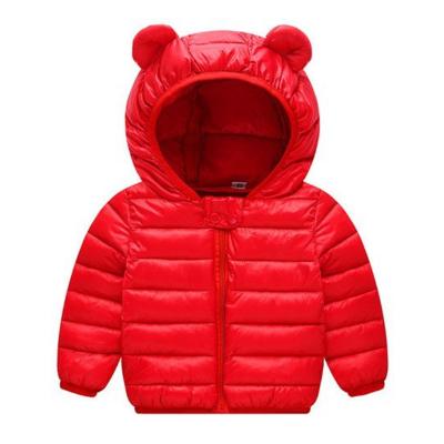 China Cheapest Kids Light Weight Hooded Soft Padded Jackets Anti-wrinkle Stripper Coats Comfortable Winter Kids Outwear Winter Jacket for sale