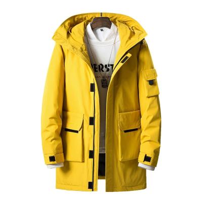 China 2022 new model waterproof solid color basic men's down jacket men's 80% Duck Down jacket for sale