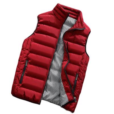 China OEM Waterproof Custom Logo Plus Size Winter Warm Invest Casual Thick Men's Sleeveless Vest Stripper Vest for sale