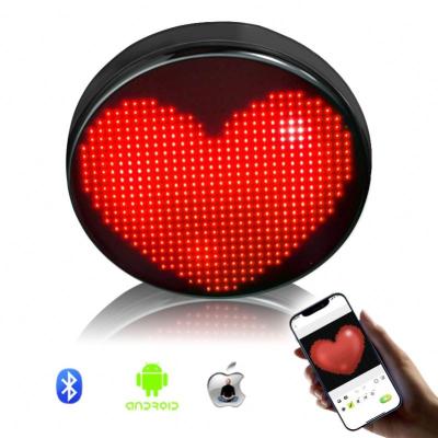 China Bicycle/Motorcycle/Car Advertising Light Sign Bike LED Display Rear Light Smart Bike Wireless Remote Turn Signal Lights Bike LED Taillight Sign Board for sale