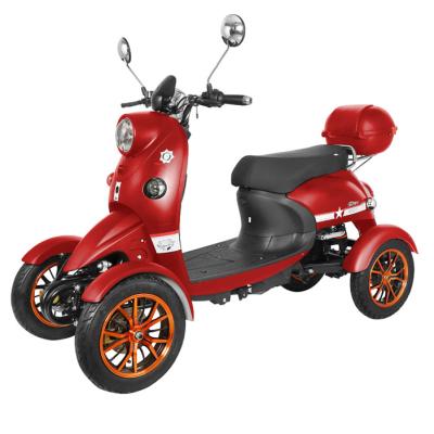 China Hot Selling 48v Electric Four 4 Wheel Motorcycle Scooter Adult For Sale OLL-4 for sale