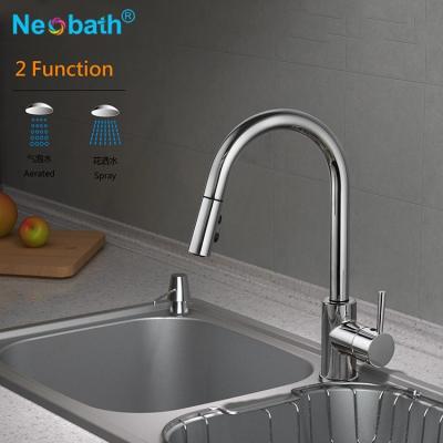 China Thermostatic Faucets 2 Function Lower Long Neck Kitchen Sink Faucet for sale