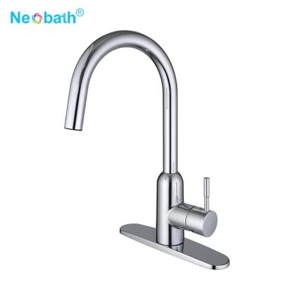 China Thermostatic Faucets CUPC Watersense Long Handle Kitchen Sink Faucet With Cover Deck for sale