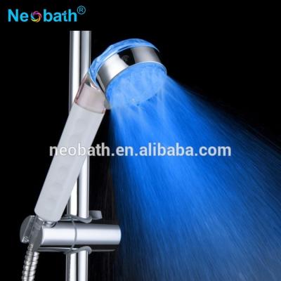 China Without Switch China Design Bathroom Hydraulic Power Led Shower Head for sale