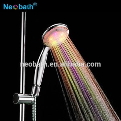 China Without Switching High Quality Multi Color RGB Led Small Rainbow Shower Head for sale