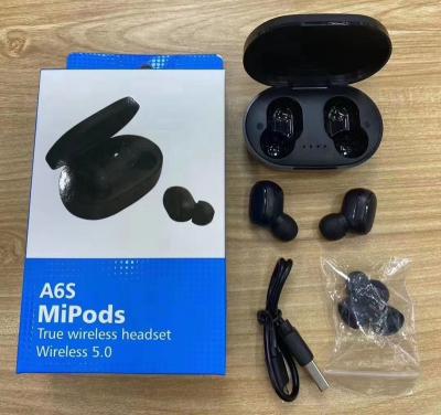 China RICOO Promotion Products Comfortable Wearing Auriculares TWS Earbuds Earphone a6s Wireless Earbuds Drop Shipping Support for sale