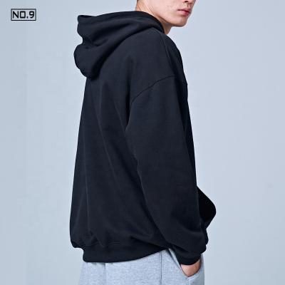 China Custom Blank Oversized Men Anti Shrink Embroidery Unisex Long Sleeve Hoodies Heavy High Quality Cotton Sweatshirts Autumn Winter Wear for sale