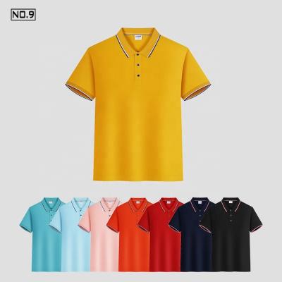 China wholesale Anti-wrinkle men's fashion summer plus size knit cotton short sleeve golf polo shirts neutral low price for sale