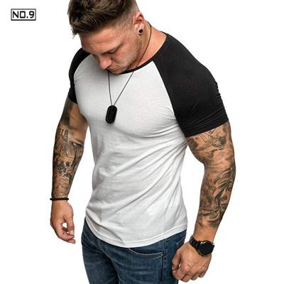 China Custom wholesale Anti-wrinkle summer new product sports gym clothing T-shirt printing for men breathe cotton simple slim fit t-shirt for sale