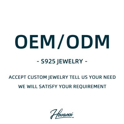 China HOVANCI OEM/ODM S925 Earring S925 Bracelet Necklace & Ring Custom Jewelry Environmental Friendly Elegant Design for sale