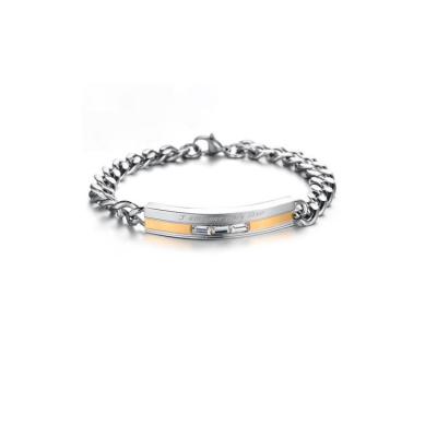 China Unique Fashion Couples Stainless Steel Bracelet For Men And Women for sale