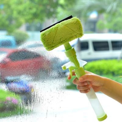 China A1805Water Double Sided Scratch Glass Cleaning Jet Window Glass Cleaner Viable Window Cleaner Brush for sale