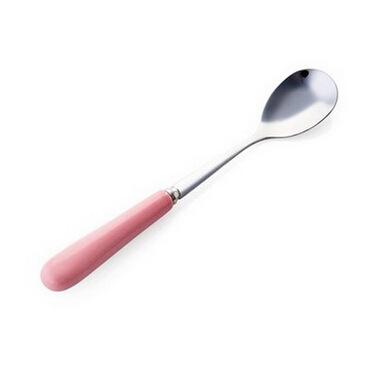 China A2000 household small spoon tableware long handle soup spoon stainless steel spoon fruit dessert fork Korean style viable for sale