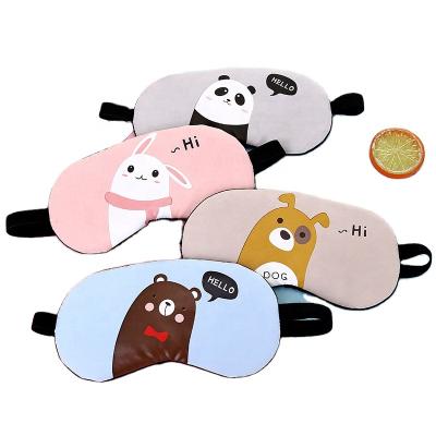 China A2628Cartoon Eye Pattern Animal Ice Pack Mask Easy Eye Ice Compress Blackout Sleep Cold And Hot Work Shield for sale