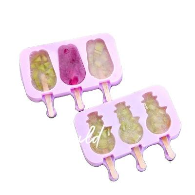 China Viable Homemade Ice Cream Popsicle Shelf Homemade Ice Cream Mold Ice Cream Mold Grinding Tool A2760 for sale