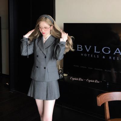 China Breathable Exquisite High Quality British Design Sense Spring Coat Academy CSK Suit Loose Casual Women for sale