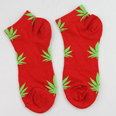 China Viable Marijuana Cotton Ankle Socks Women and Men Weed To Grow Leaves Low Cut Socks, Flora Cotton Ankle Socks for sale