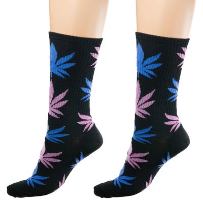 China Viable Marijuana Weed Leaf Socks, WEED Crew KNOCKS MARIJUANA LEAF Socks, Custom Marijuana Knocks Weed Leaf for sale