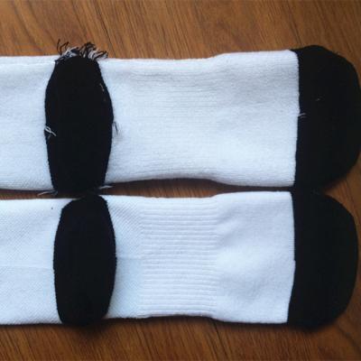 China Viable Sock 100 Polyester Sublimation Blank Socks Manufacturers, China Wholesale Mens Crew Socks Blank For Dye Sublimation for sale