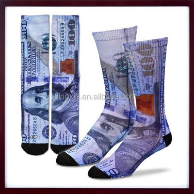 China Viable Custom Design Photo Sublimation Print Socks,Man Digital All Over Print Sock,Wholesale Fashion Design Digital Print Socks for sale